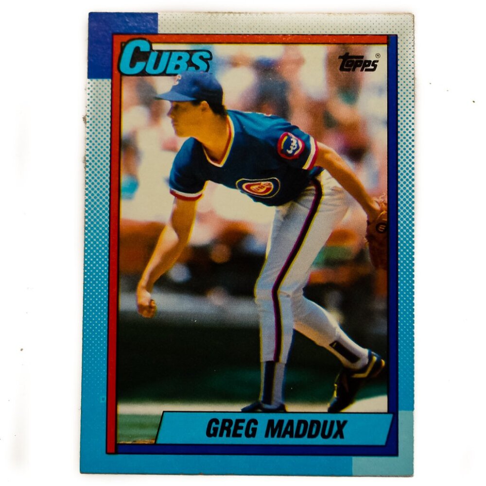 1990 Topps Greg Maddux #715 - Chicago Cubs - Hall of Fame Pitcher